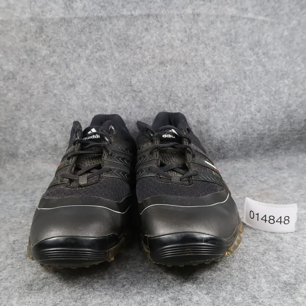 Adidas Shoes Mens 9 Golf Powerband Soft Spike Black Lace UP Athletic Fit Foam